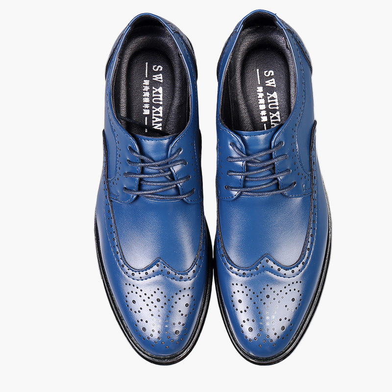 Chaussures Richelieu Homme Classiques à Détail Brogue pour Tenue Habillée et Business