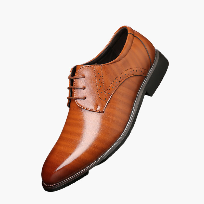 Chaussures habillées homme à lacets style brogue pour occasions formelles et affaires