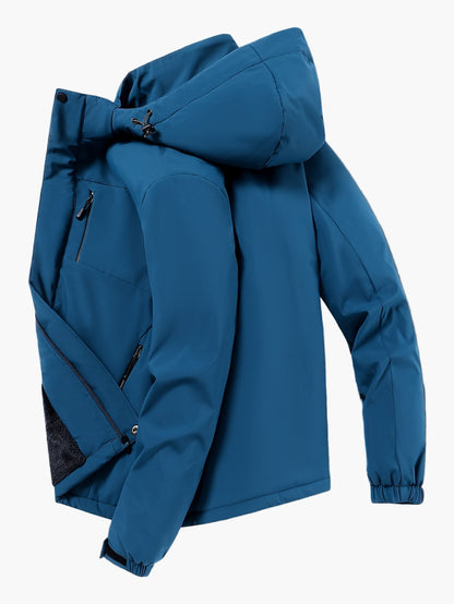 Veste de randonnée imperméable à capuche pour homme – Style sportif et urbain, idéale pour l’extérieur