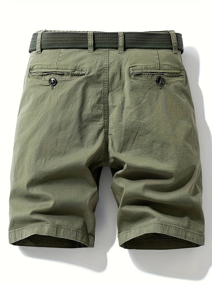 Shorts casuals pour homme avec ceinture – style décontracté été