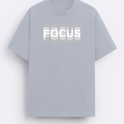 T-shirt Homme Style Moderne avec Motif "FOCUS" – Look Urbain et Inspirant