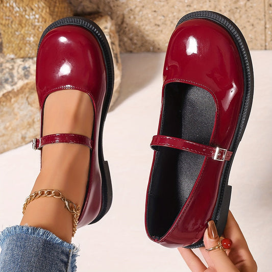 Scarpe Mary Jane Donna Stile Preppy Elegante con Fibbia, Ideali per Quotidiano e Tempo Libero