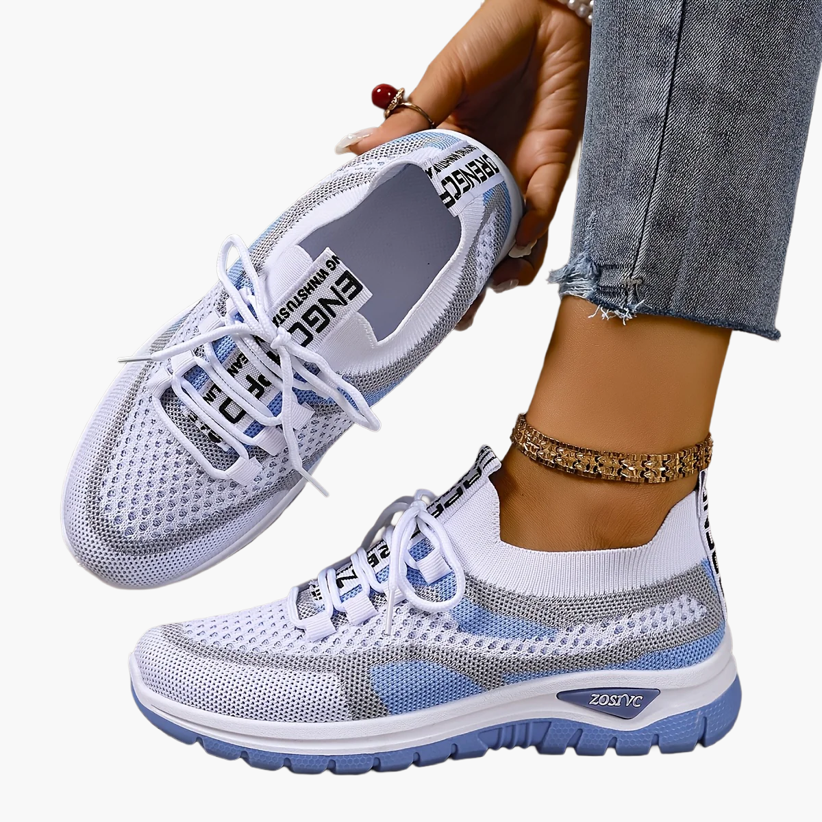 Zapatillas deportivas para mujer estilo casual para caminar y ocio