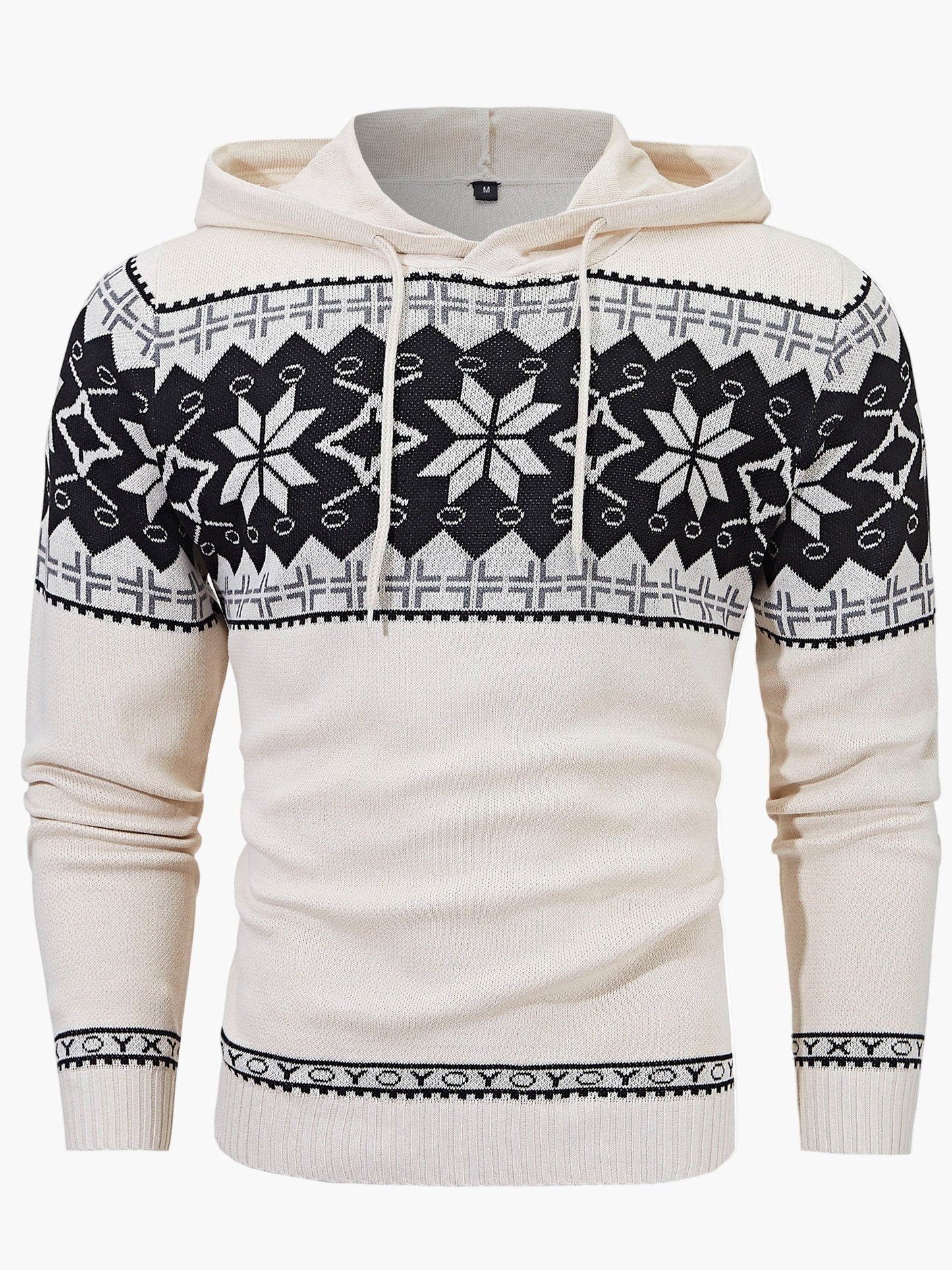 Hoodie de Noël à motif nordique pour homme, style casual automne/hiver
