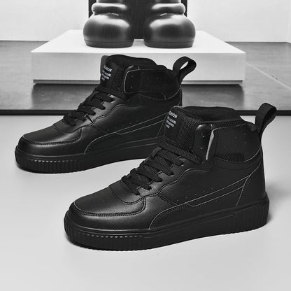 Herrhöga sneakers i urban stil för sport och fritid