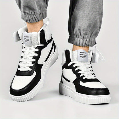 Herrhöga sneakers i urban stil för sport och fritid