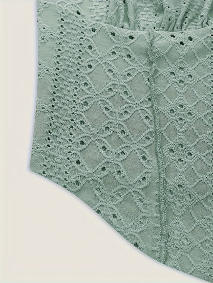 Bustier femenino estilo corsé bordado elegante para primavera y verano