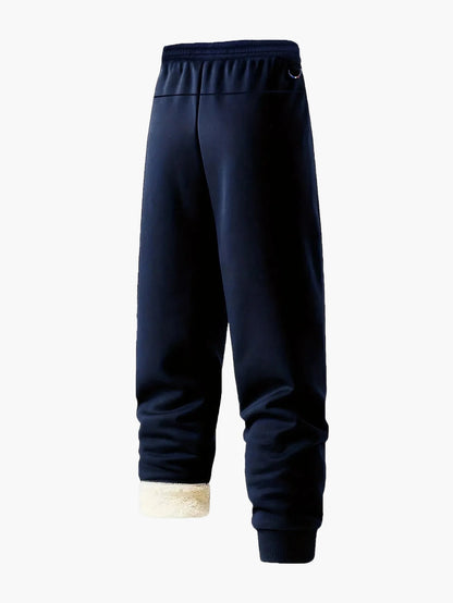 Ensemble survêtement homme style décontracté chaud doublé polaire pour automne/hiver