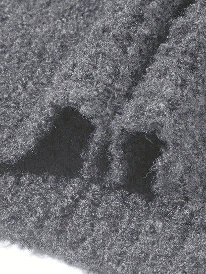 Pull streetwear décontracté pour homme avec lettre B, style tendance automne-hiver