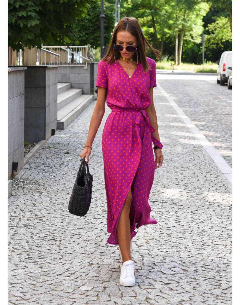 Janet – Robe de Plage Imprimée à la Mode
