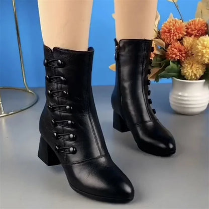 Sandra – Bottines en cuir pour femmes