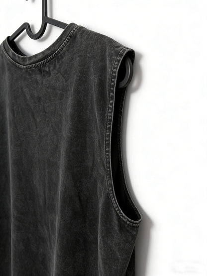 Débardeur vintage sans manches pour homme style urbain, idéal pour l'été et le sport