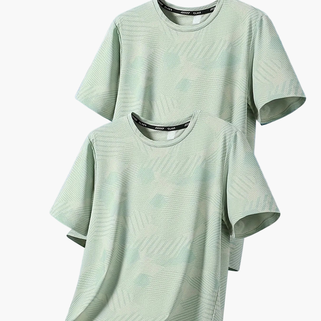 Camiseta casual para hombre estilo tropical transpirable de manga corta - Pack de 2, ideal para el verano