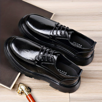 Chaussures habillées vintage pour homme à lacets style urbain - usage quotidien et casual