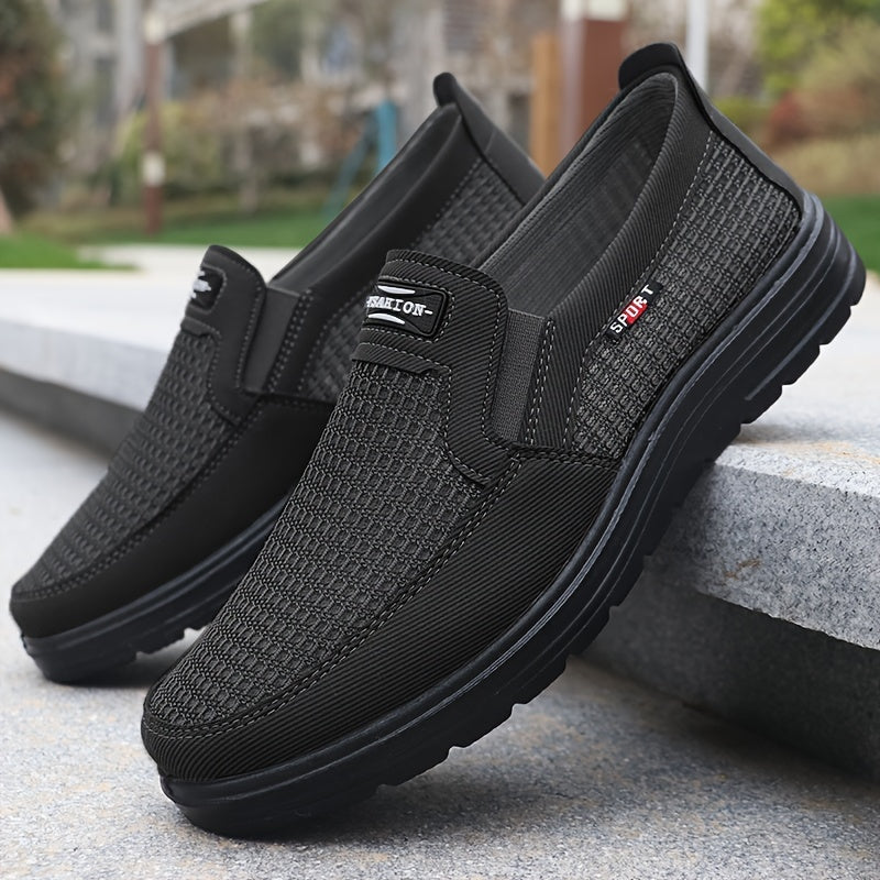 Chaussures décontractées pour homme à enfiler style mocassin confort urbain
