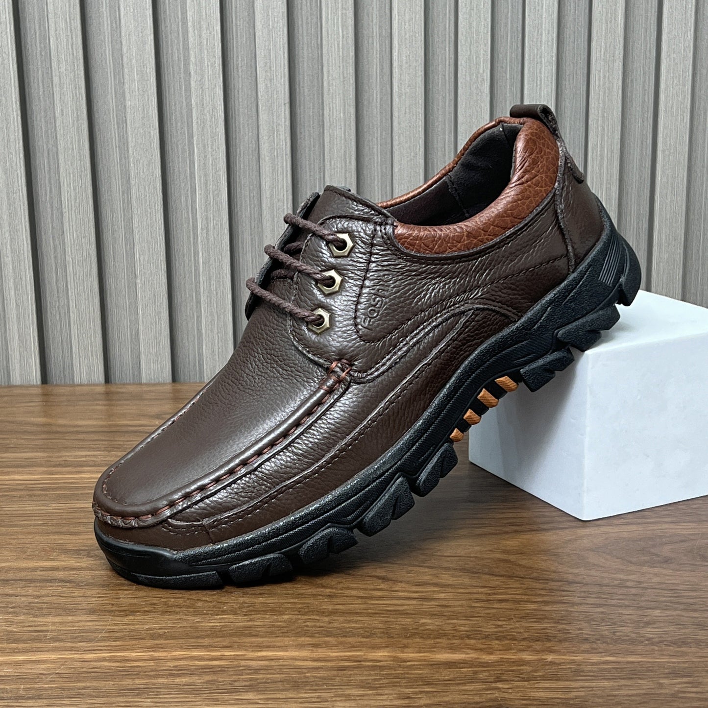 Casual herenschoenen in veelzijdige mocassinstijl voor buitengebruik