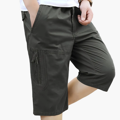 Short bermuda décontracté pour homme style outdoor avec poches zippées - idéal quotidien et loisirs