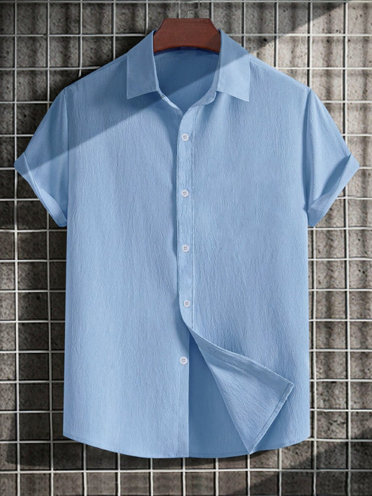 Men's Casual Short-Sleeve Shirt – Urban Summer Style