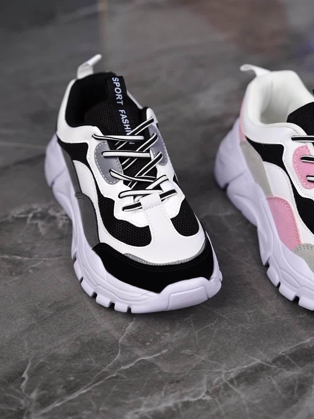 Sneakers da donna autunnali con suola spessa