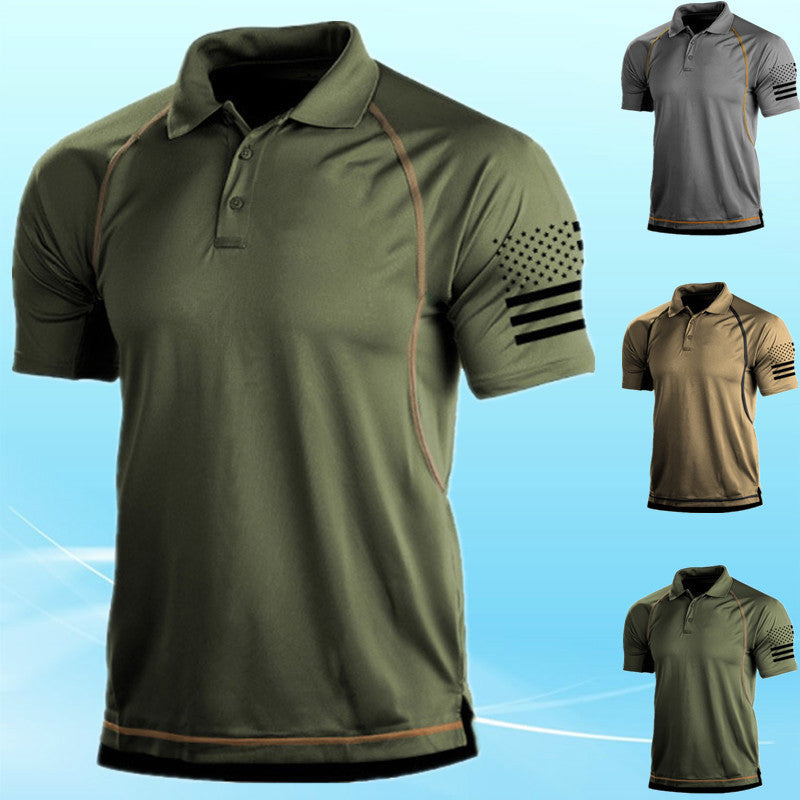 Jason – Polo à Manches Courtes avec Col et Style Asymétrique