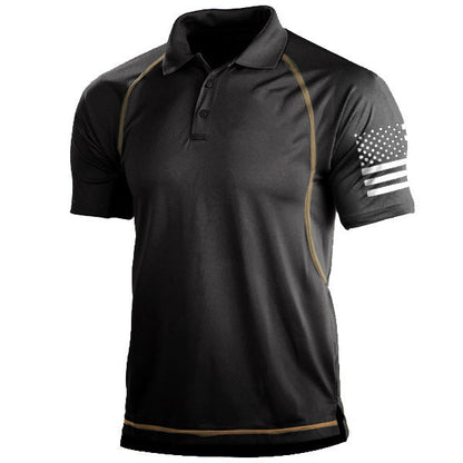 Jason – Polo à Manches Courtes avec Col et Style Asymétrique
