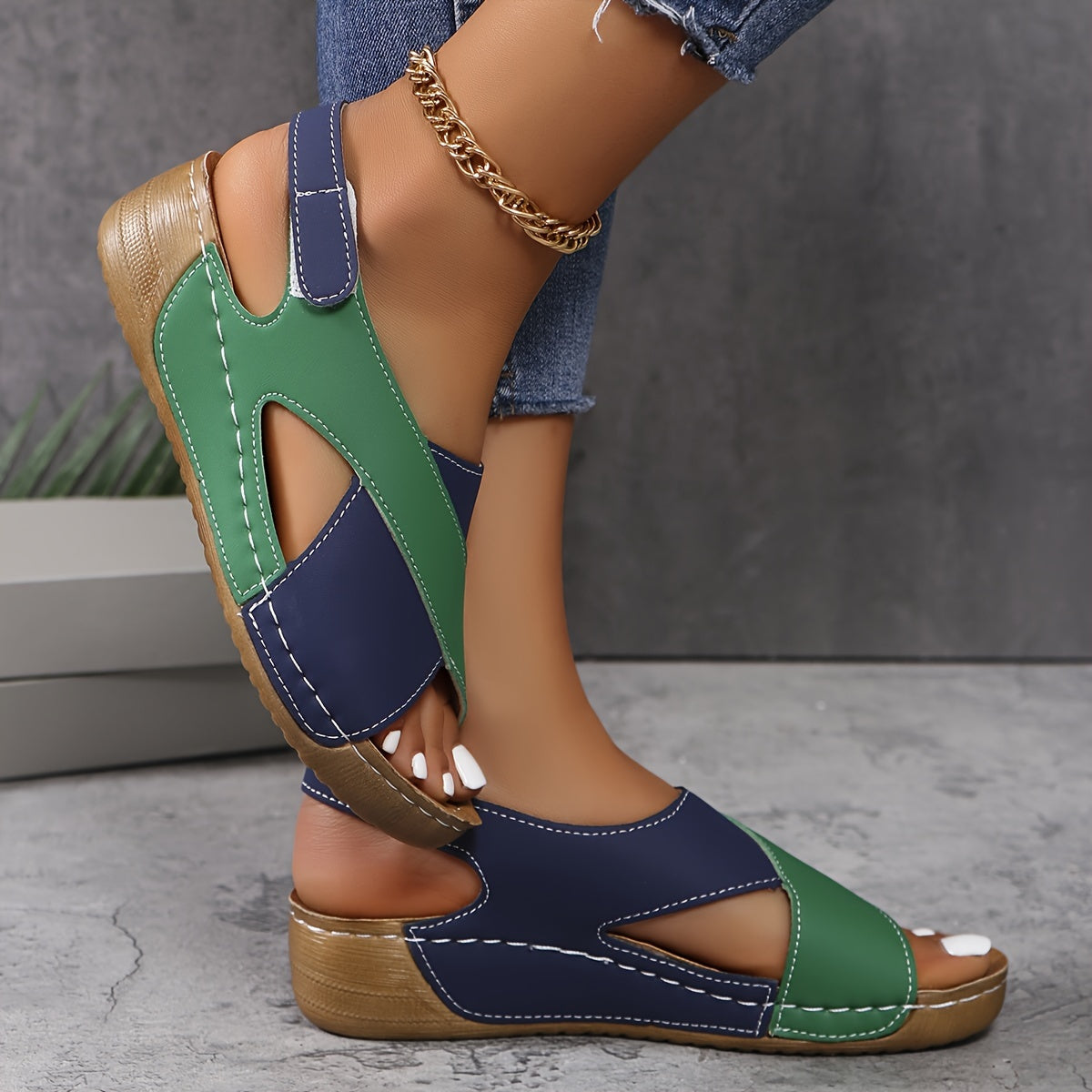 Sandalias Ortopédicas Mujer Comodidad Caminata Diaria Estilo Informal