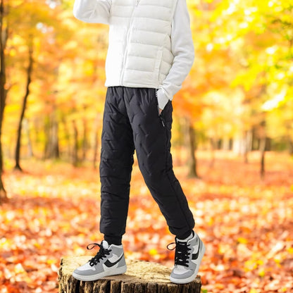 Pantalon d'hiver chaud imperméable pour enfants – Style outdoor, idéal pour activités hivernales