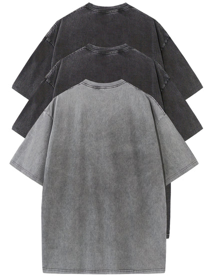 T-shirt décontracté homme coupe ample style urbain pour usage quotidien