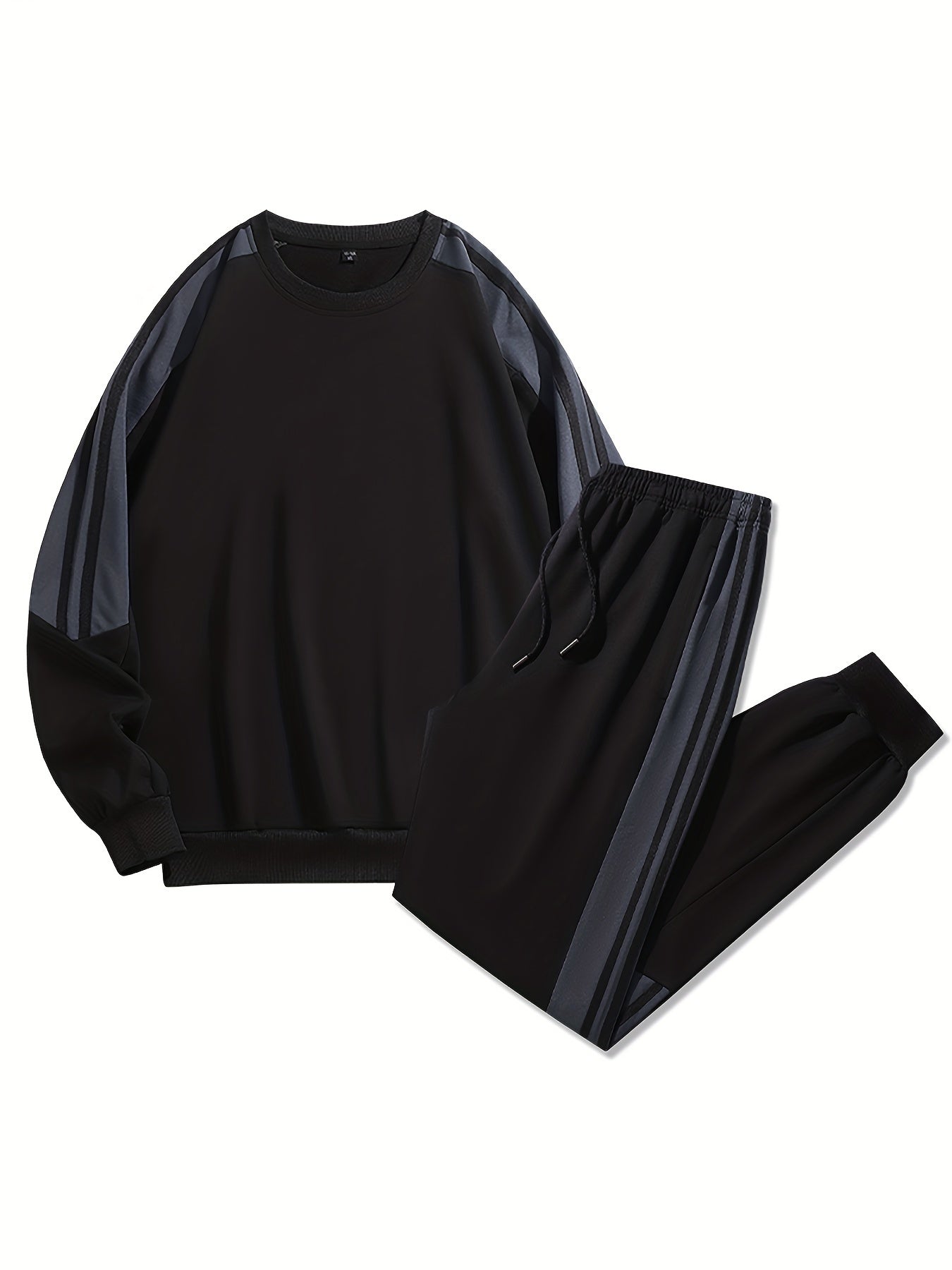 Casual heren trainingspak, sportswear stijl, lange mouwen, ideaal voor herfst/winter
