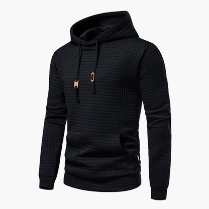 Hoodie à Capuche Homme Style Décontracté Motif Carreaux – Confort Moderne pour Tous les Jours