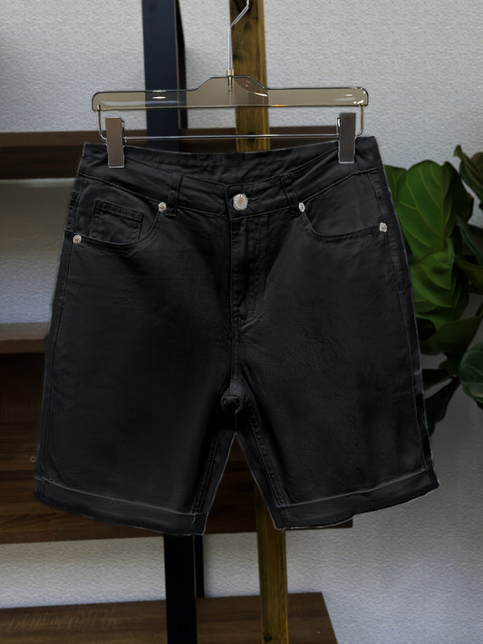 Short in jeans uomo taglio aderente stile urbano e casual