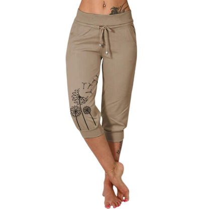 Sophie – Pantalons Amples à Taille Haute avec Cordon de Serrage
