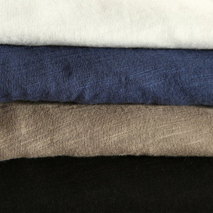 T-shirt à manches longues homme style superposé effet deux-en-un, coupe moderne décontractée