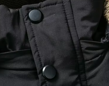 Parka d'hiver homme à capuche doublée polaire style urbain chaud et imperméable