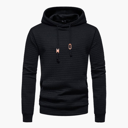 Hoodie à Capuche Homme Style Décontracté Motif Carreaux – Confort Moderne pour Tous les Jours