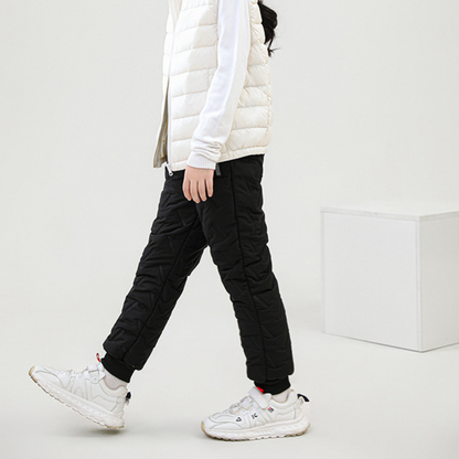 Pantalon d'hiver chaud imperméable pour enfants – Style outdoor, idéal pour activités hivernales