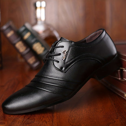 Chaussures habillées business élégantes pour homme à bout pointu – Style professionnel bureau et cérémonies