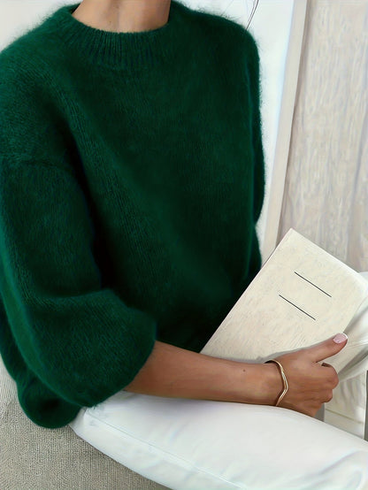 Pull élégant style décontracté femme pour automne hiver