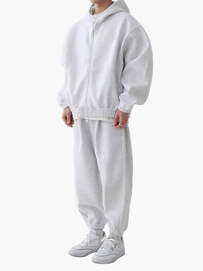 Ensemble de survêtement homme style décontracté sport avec capuche - idéal pour loisirs et sports d’automne hiver