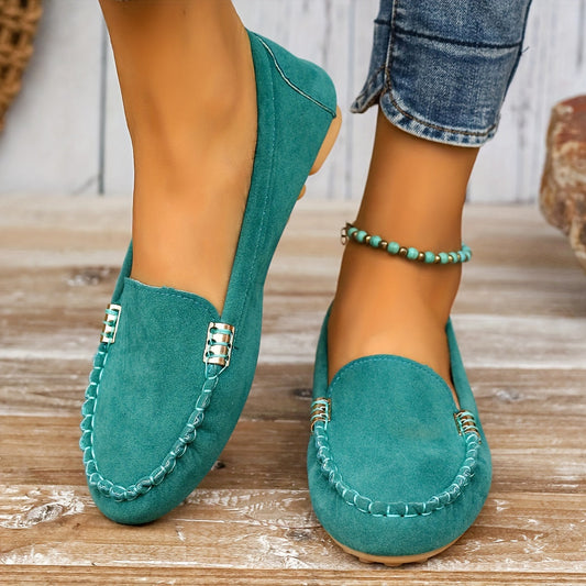 Damskie mokasyny casual w stylu loafer, eleganckie na co dzień