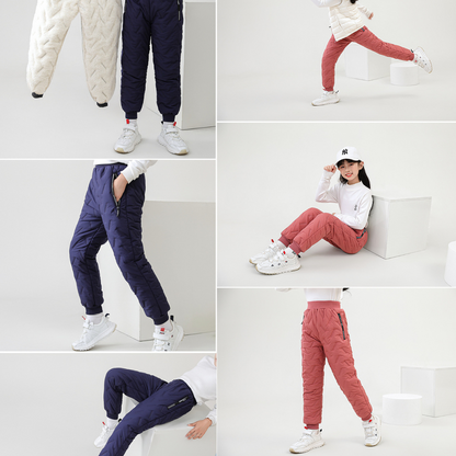 Pantalon d'hiver chaud imperméable pour enfants – Style outdoor, idéal pour activités hivernales