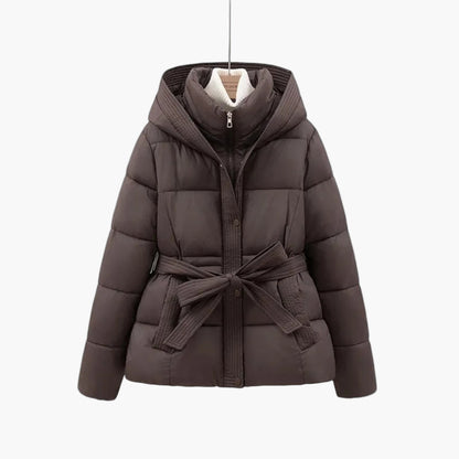 Manteau d'hiver ceinturé style parka pour femme – Élégance et chaleur urbaine
