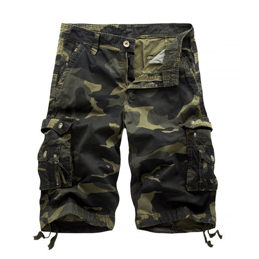 Tommy – Shorts Cargo Imprimés Camouflage à Longueur Genou