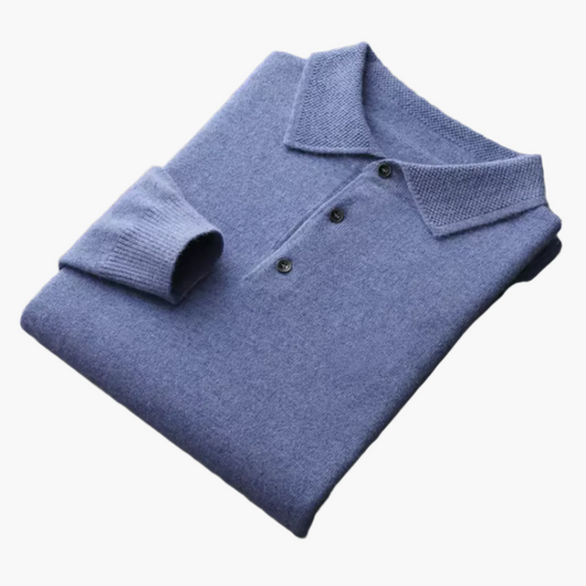 Polo en laine pour homme - Style élégant et confortable pour toutes occasions