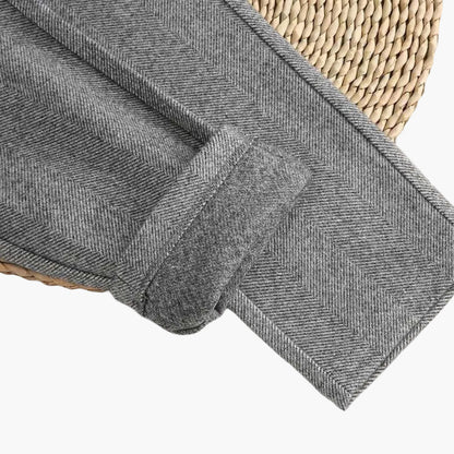 Pantalón con diseño de espigas estilo herencia para mujer – Elegancia eterna y estilo desenfadado