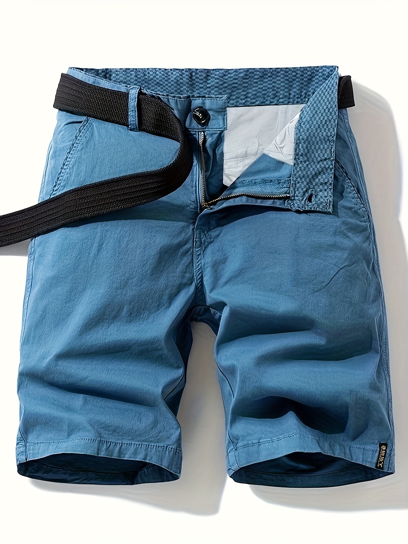 Shorts casuals pour homme avec ceinture – style décontracté été