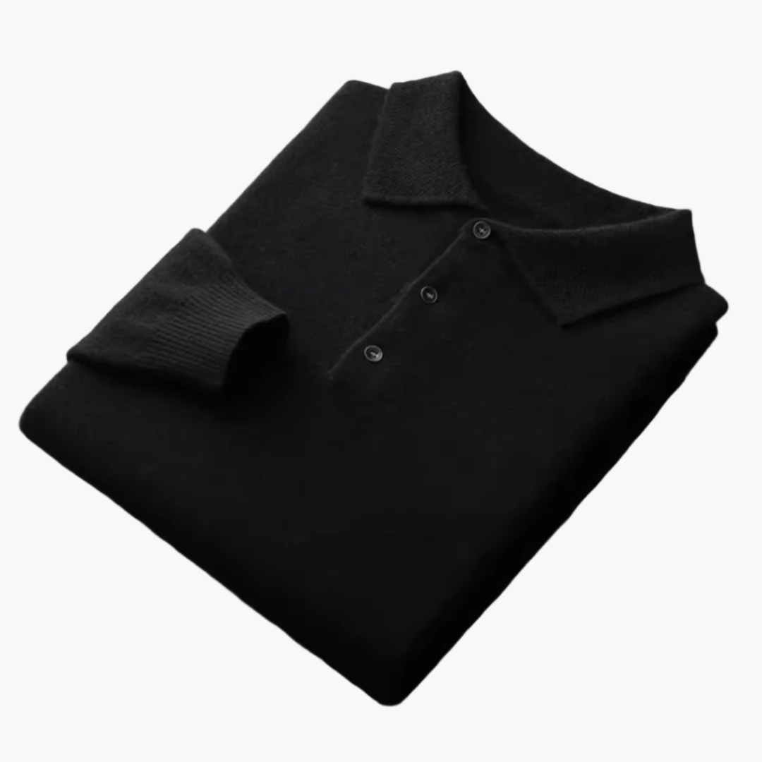 Polo en laine pour homme - Style élégant et confortable pour toutes occasions
