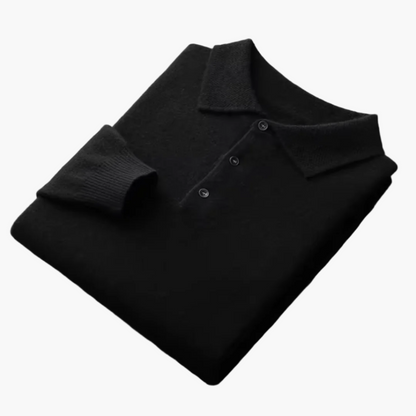 Polo en laine pour homme - Style élégant et confortable pour toutes occasions