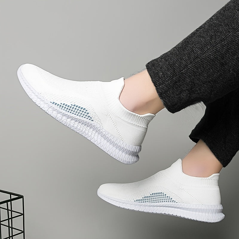 Afslappede herresneakers i urban stil med slip-on – lette vandresko