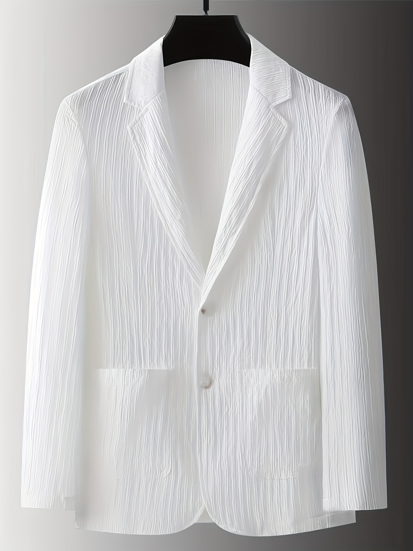 Elegante herencolbert met strepen in casual stijl voor lente/zomer